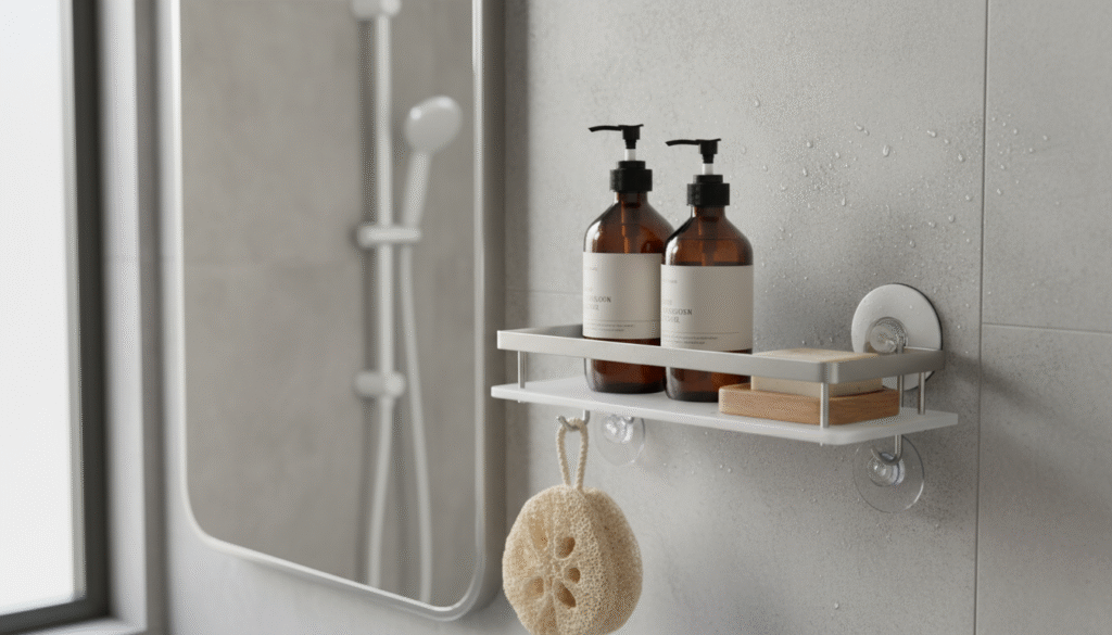 découvrez notre guide essentiel pour choisir une étagère de douche sans perçage, pratique et facile à installer, pour un rangement malin sans abîmer vos murs.