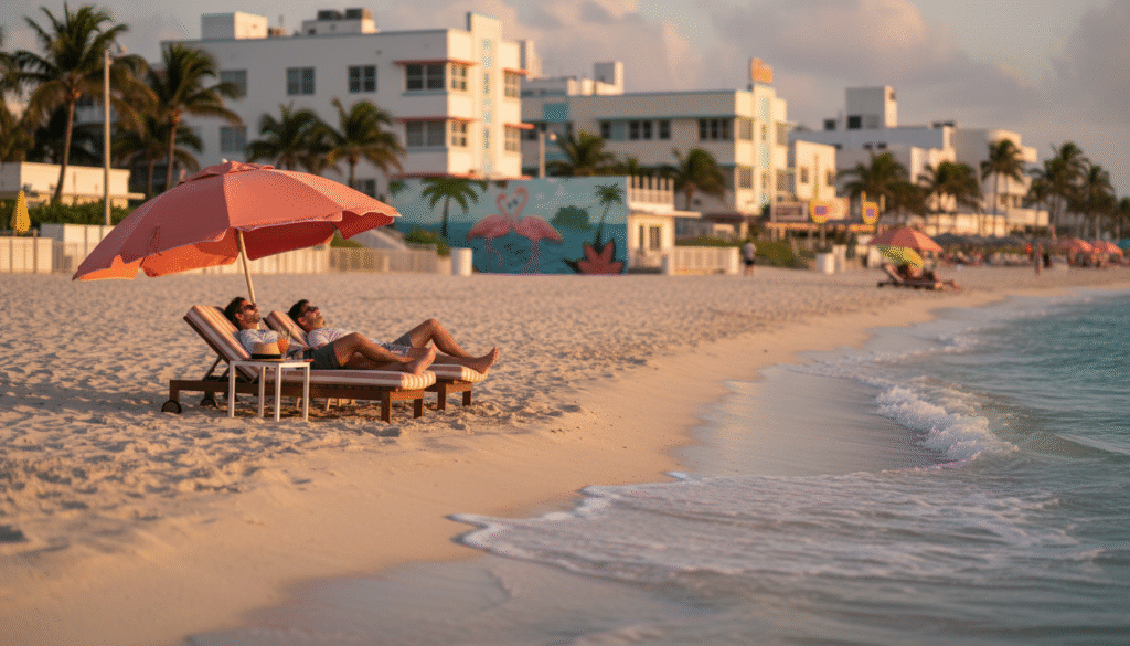 découvrez comment organiser un séjour parfait à miami beach alliant détente, découverte culturelle et vie nocturne animée pour des vacances inoubliables.
