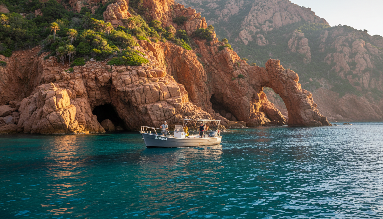 partez à l'aventure avec l'exploration maritime d'alpana et découvrez les paysages époustouflants des côtes de scandola, girolata et piana, entre nature sauvage et beauté préservée.