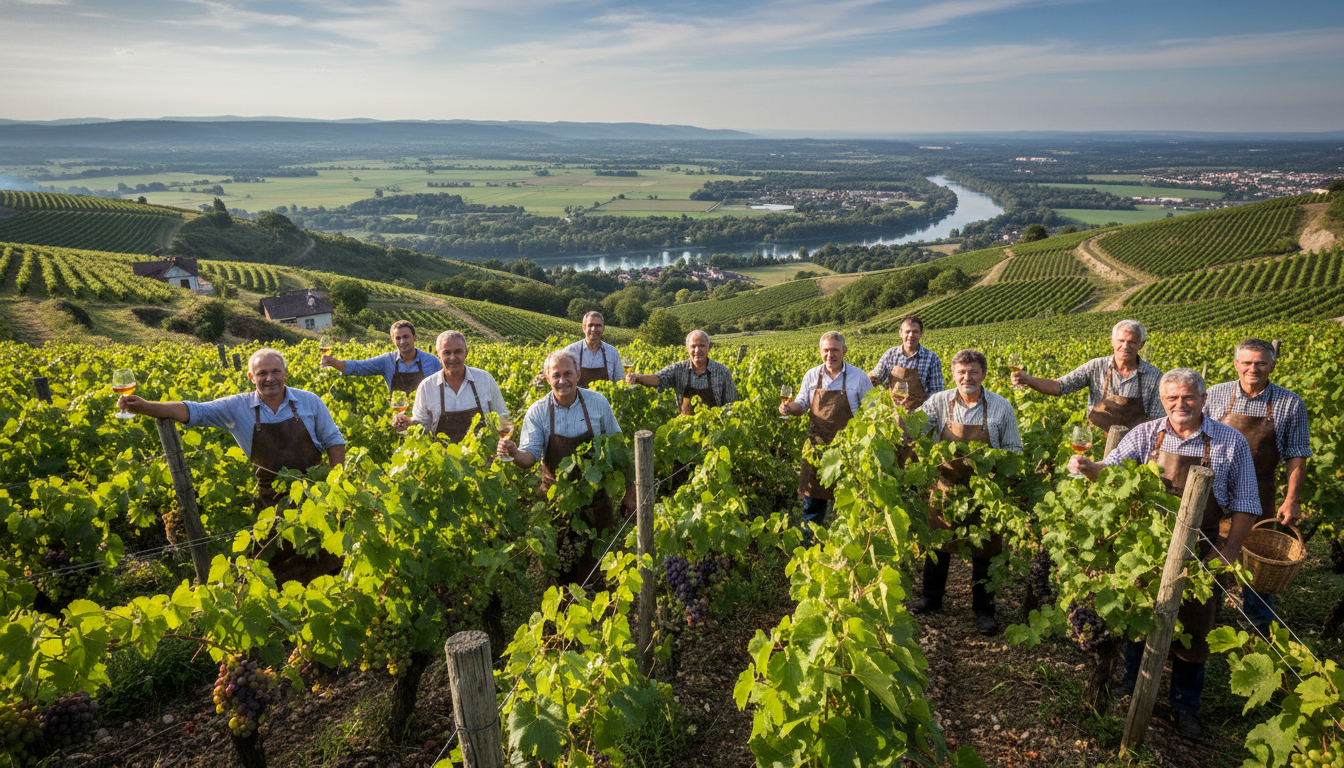 découvrez jongieux, un village unique où 11 vignerons d’exception vous invitent à savourer les crus savoyards, tout en profitant d'une vue imprenable sur le rhône et ses paysages magnifiques.