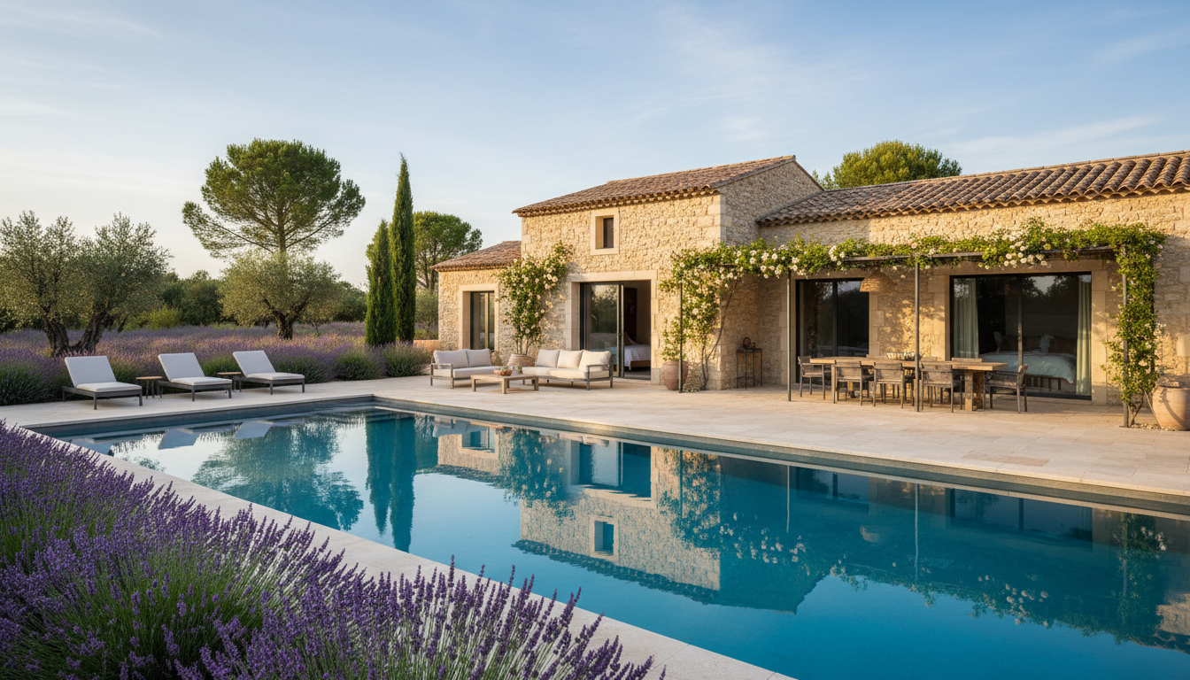 découvrez la villa maria, un havre provençal offrant 4 chambres spacieuses, une piscine privée et une escapade sur mesure pour un séjour inoubliable au cœur de la provence.