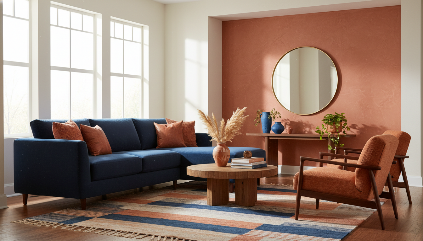 découvrez les couleurs tendance pour votre salon : du terracotta chaleureux au bleu nuit profond. suivez notre guide pour choisir la teinte parfaite en fonction de la luminosité de votre pièce.