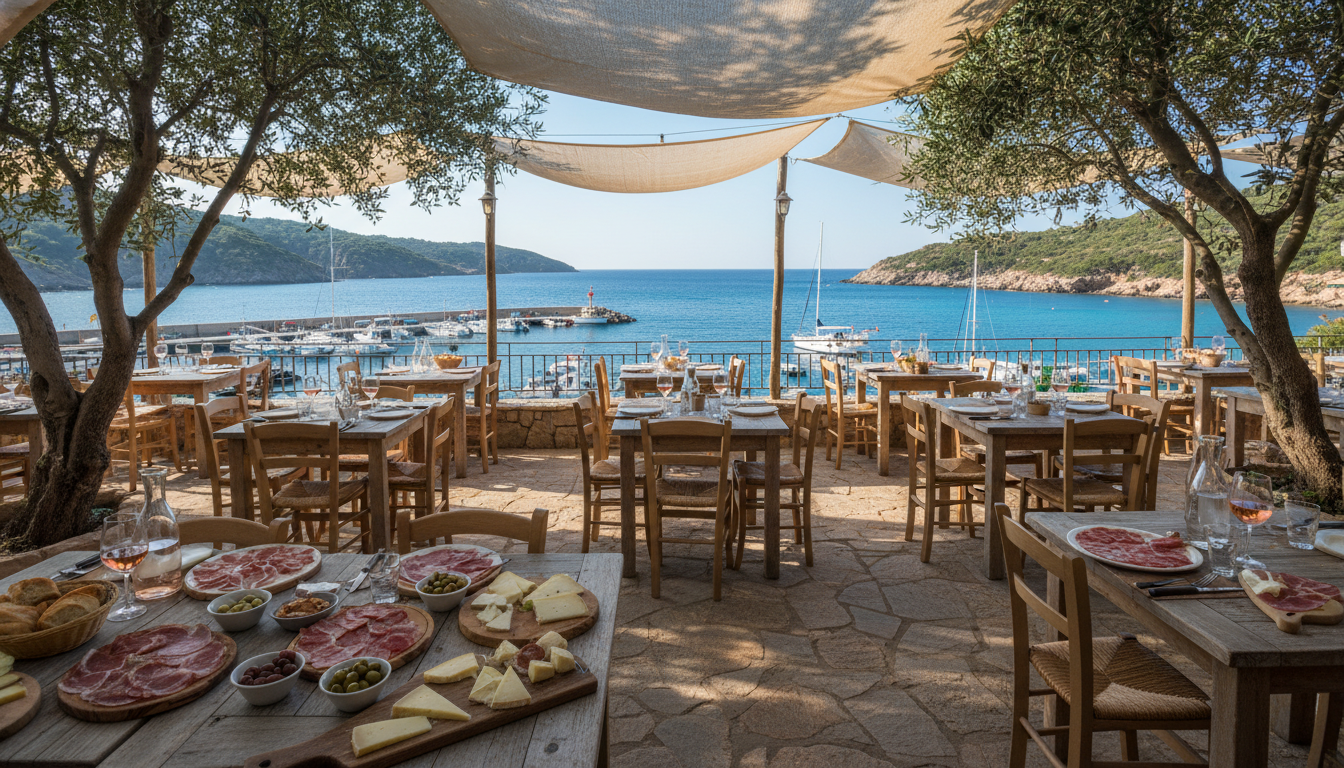 découvrez l'escale gourmande de jacqueline et françois à porto-pollo en corse, une expérience culinaire authentique au cœur d'un cadre idyllique.