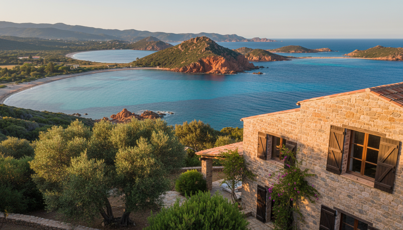 louez une villa en corse et profitez de 3 régions d’exception pour un séjour inoubliable les pieds dans l’eau, entre plages paradisiaques et paysages authentiques.