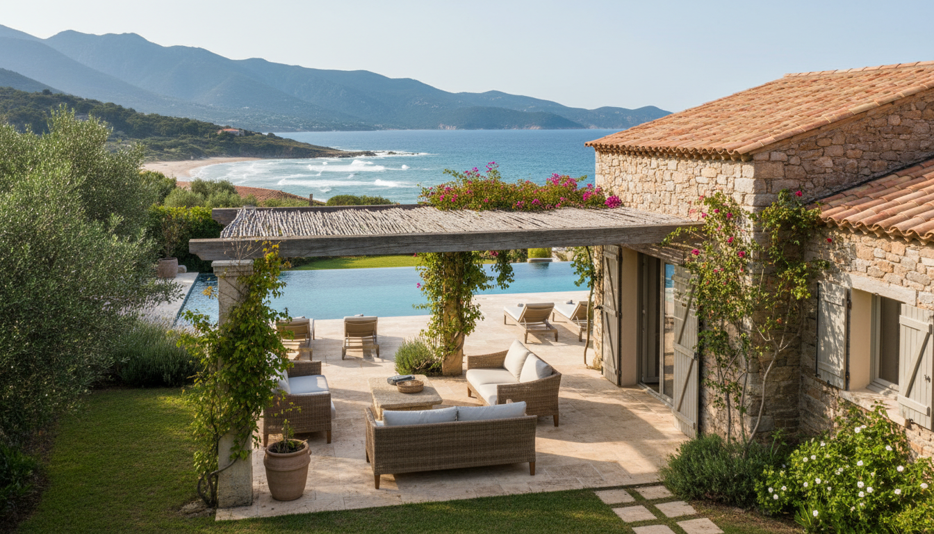 découvrez un séjour d'exception en corse en louant une villa de charme à porticcio, alliant confort, beauté naturelle et ambiance méditerranéenne pour des vacances inoubliables.