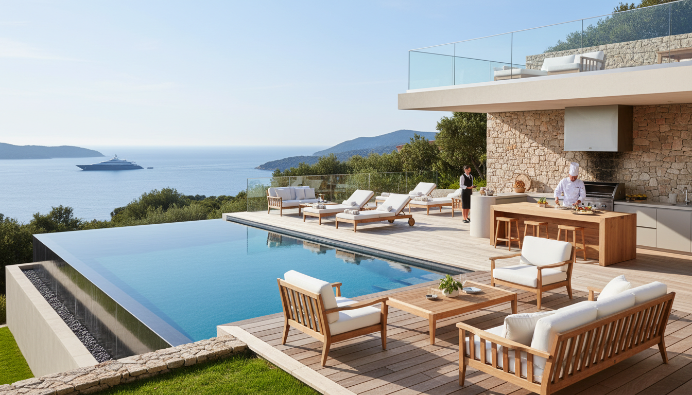 découvrez une villa de luxe en corse avec 6 équipements incontournables et 3 services exclusifs pour garantir un séjour inoubliable alliant confort, élégance et détente au cœur de paysages paradisiaques.
