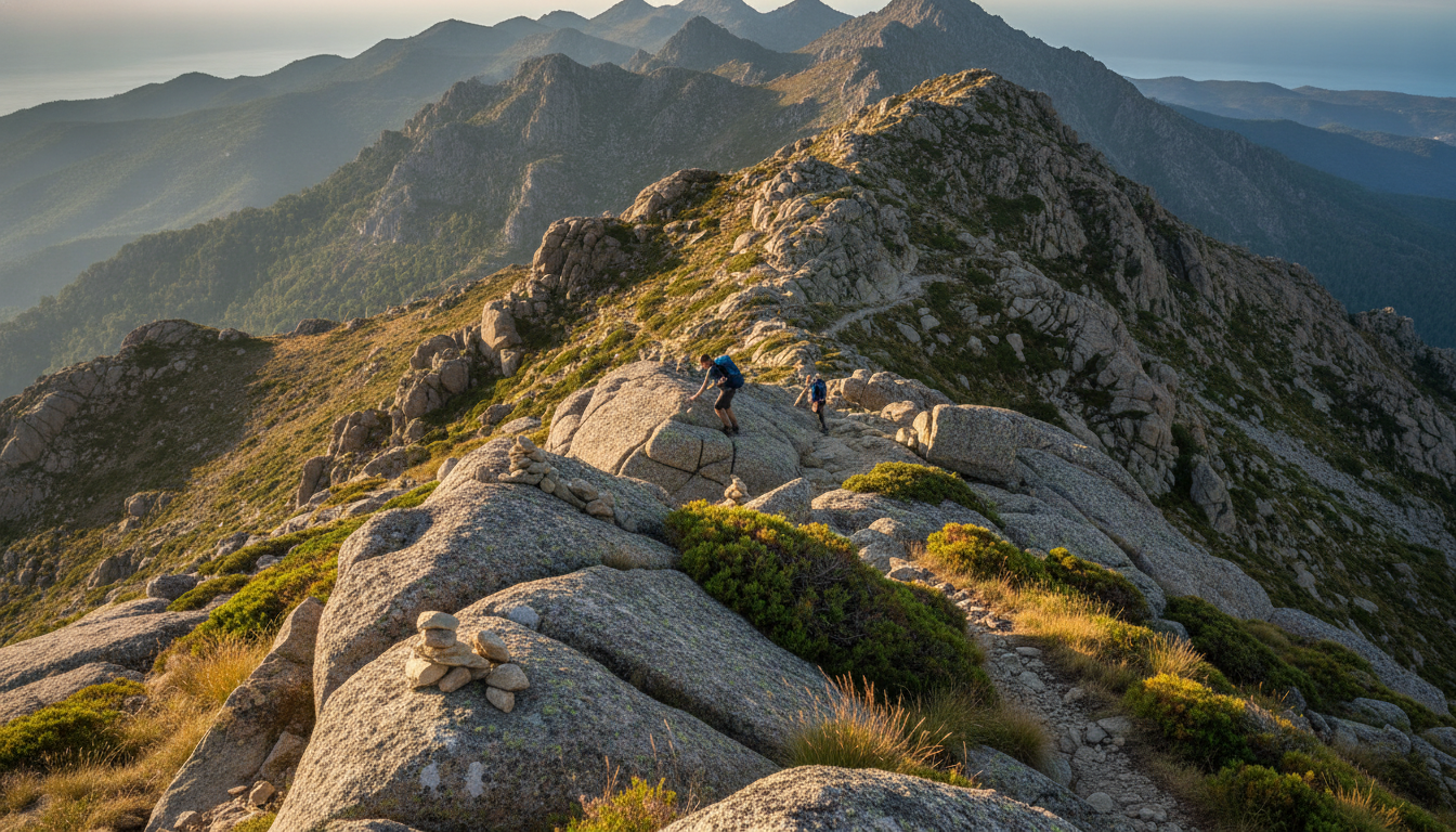 découvrez l'aventure ultime en corse avec l'ascension de la punta cuccula à 2049 mètres, offrant des panoramas spectaculaires et une expérience inoubliable en pleine nature.