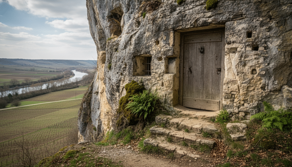 découvrez l'habitat troglodytique, une architecture unique sculptée dans la roche, et comprenez l'inertie thermique qui en fait un espace naturellement isolé et confortable tout au long de l'année.
