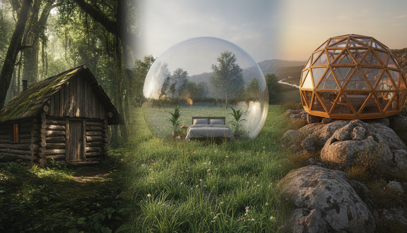découvrez comment choisir l’habitat insolite parfait — cabane, bulle ou dôme — pour une escapade unique et pleine d’évasion selon vos envies.
