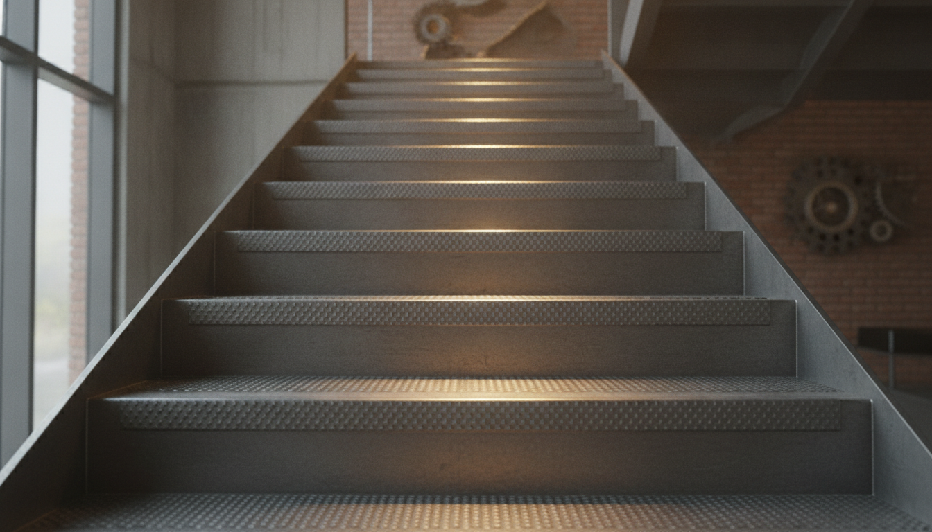 découvrez notre guide complet pour concevoir un escalier métallique sécurisé, adapté aux pentes de 25° à 40°, en utilisant la méthode blondel pour garantir confort et sécurité.