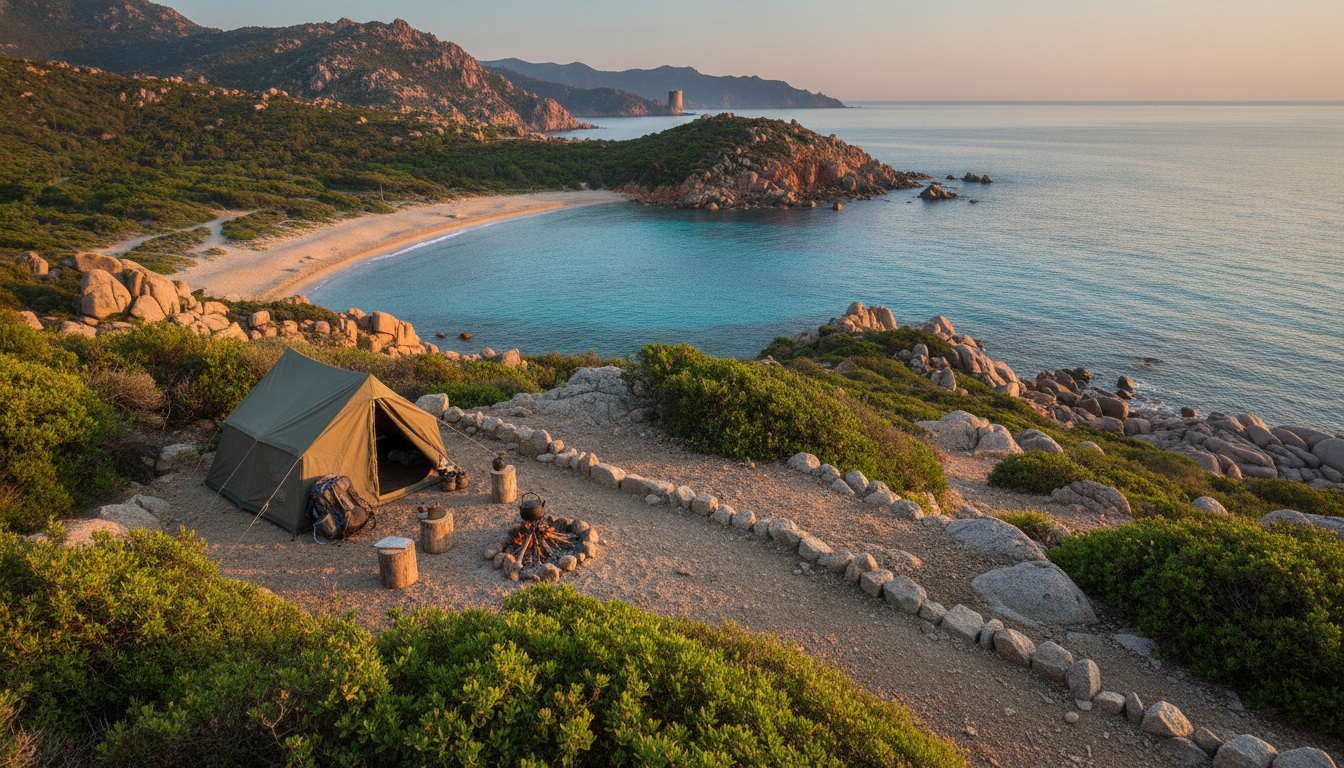 explorez les beautés du camping en corse, un paradis où la nature sauvage rencontre des côtes enchanteuses pour une aventure inoubliable.