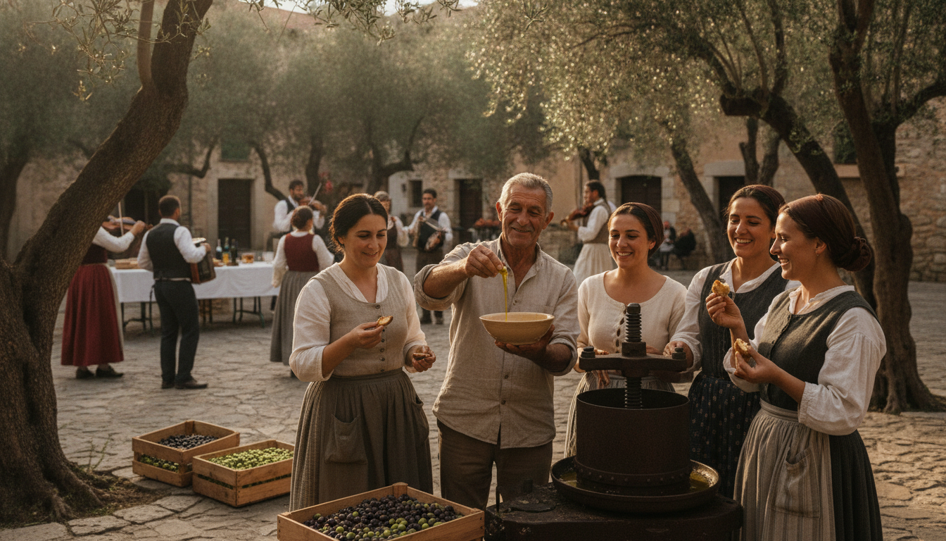 découvrez la fête de l'huile nouvelle en corse, une célébration authentique mettant à l'honneur la récolte et la dégustation de l'huile d'olive fraîche dans un cadre traditionnel et convivial.