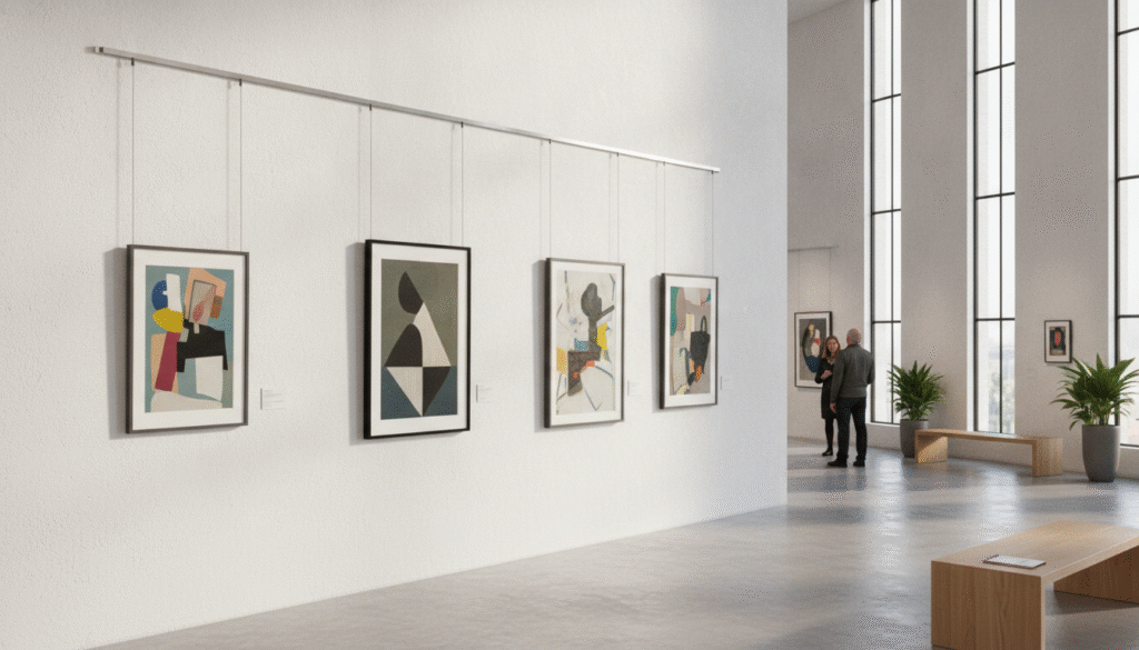 découvrez le secret des galeries d’art en explorant leur système d’accrochage unique et innovant, qui met en valeur chaque œuvre avec précision et élégance.