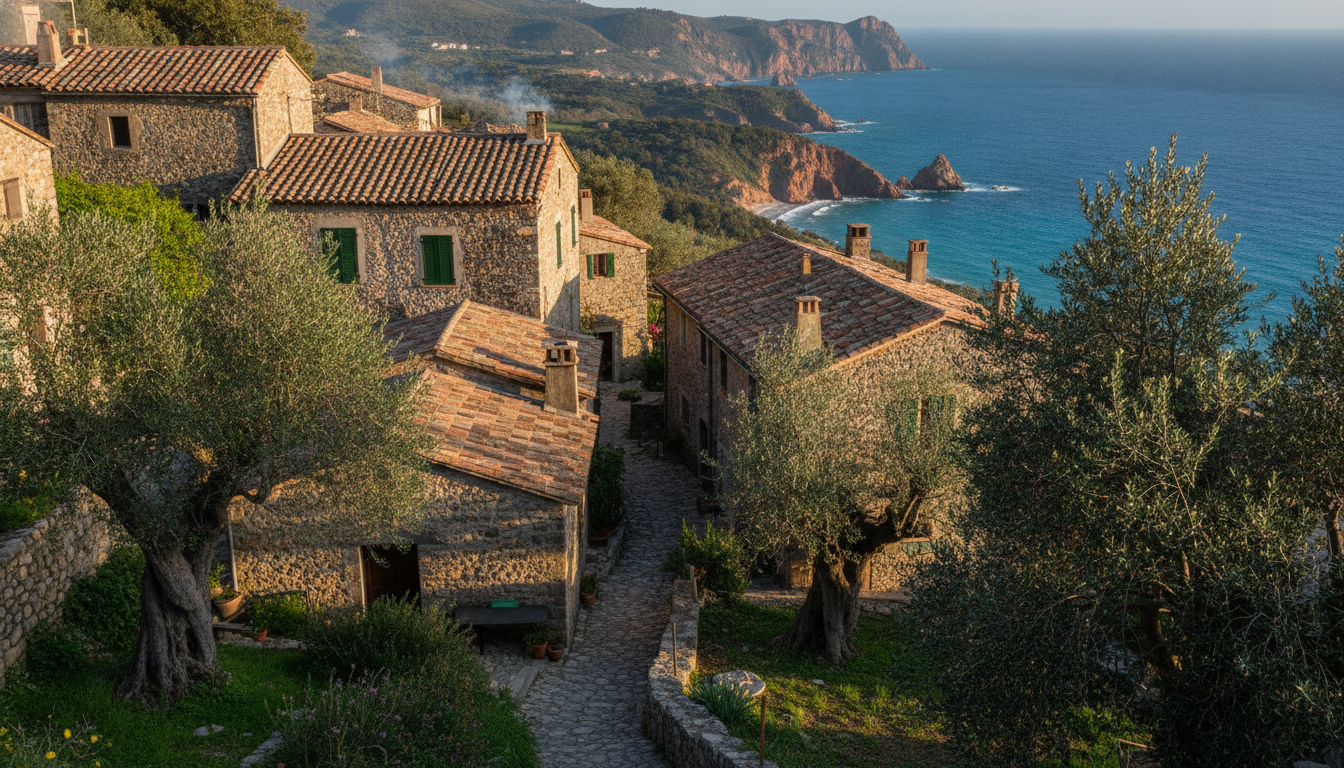 découvrez paese di lava, un village enchanteur offrant une vue panoramique spectaculaire sur la corse, idéal pour des moments de détente et de découverte au cœur de la méditerranée.