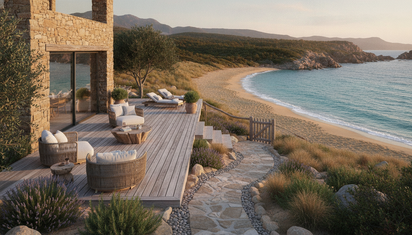découvrez notre guide complet sur les villas en bord de mer en corse : accès à la plage, tarifs, et frais à vérifier pour un séjour idéal.