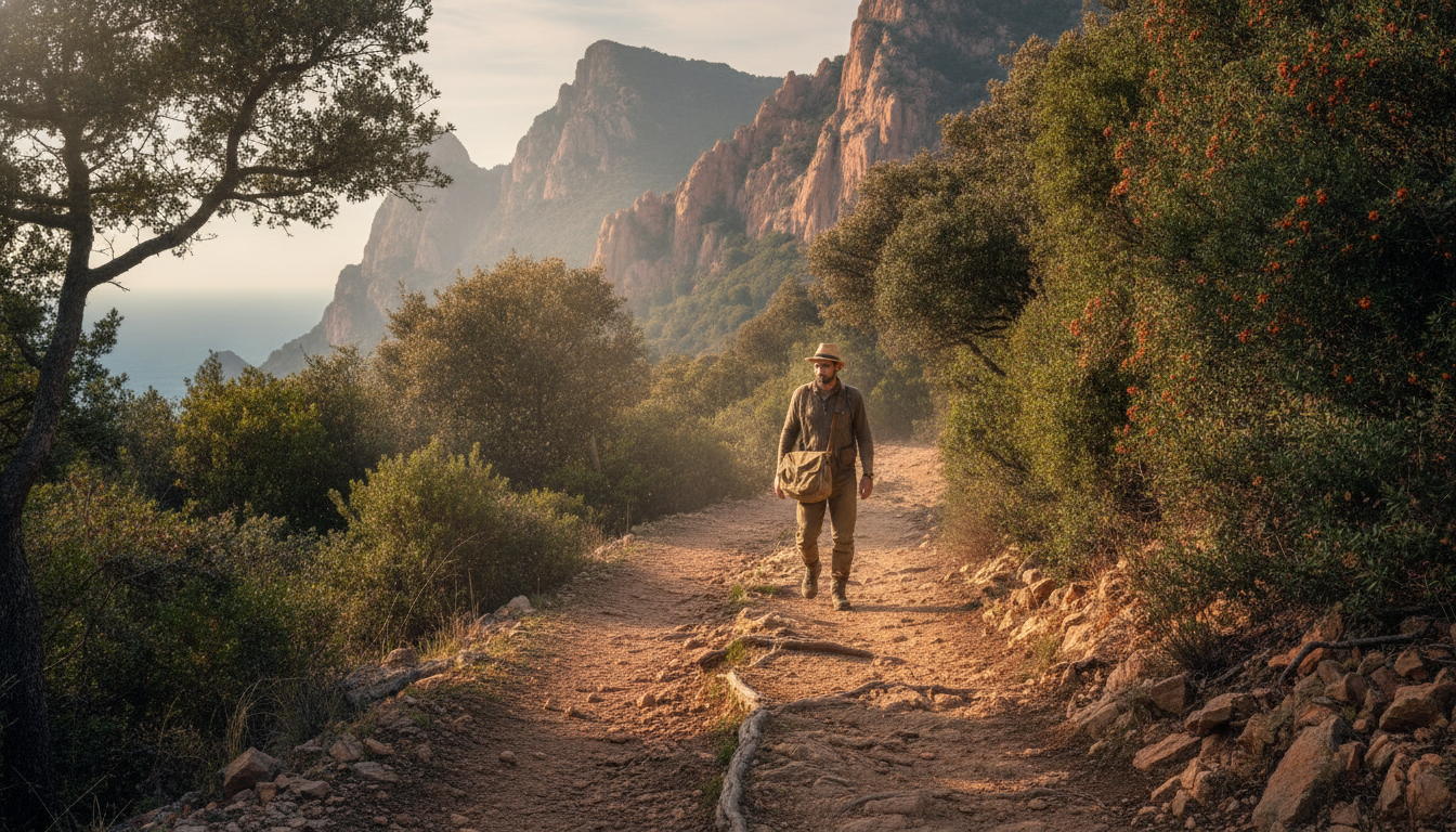 partez à l'aventure en corse et découvrez le sentier de girolata en suivant les traces du facteur. une randonnée pédestre authentique alliant nature, histoire et paysages époustouflants.