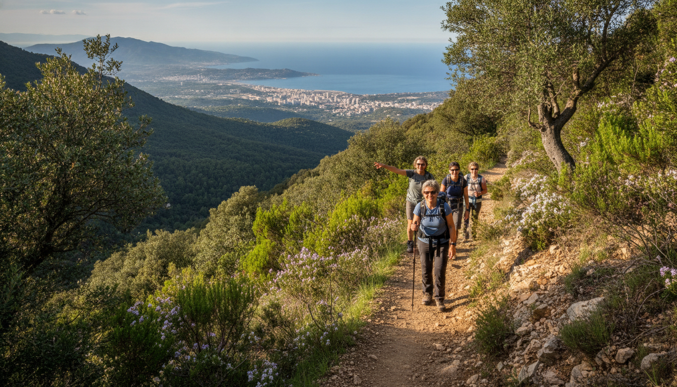 partez en exploration pédestre à la découverte du barrage et des fontaines de lisa, puis admirez le château de la punta offrant une vue imprenable sur ajaccio.