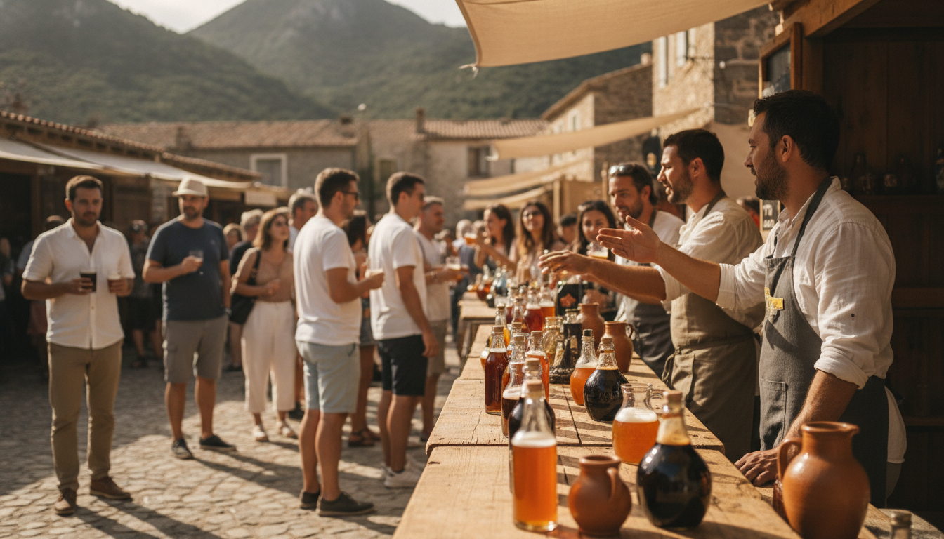 découvrez la foire artisanale de la bière à ghisoni en corse et savourez des bières authentiques aux saveurs uniques, réalisées par des artisans passionnés.