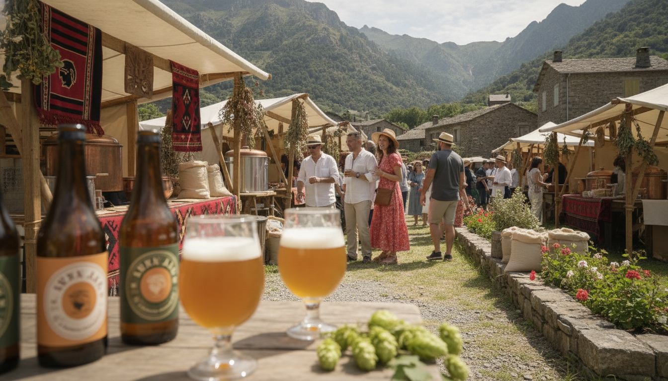 découvrez la foire artisanale de la bière en corse à ghisoni : un événement unique pour savourer des bières locales authentiques et rencontrer des artisans passionnés.